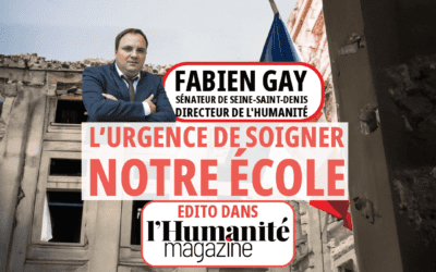 L’urgence de soigner notre école