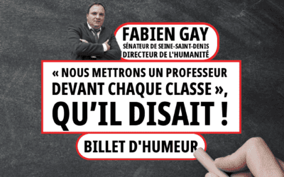 « Nous mettrons un professeur devant chaque classe », qu’il disait !