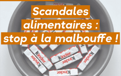 Scandales alimentaires : stop à la malbouffe !