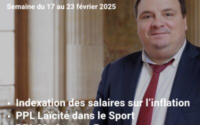 Ma semaine au Sénat : semaine du 17 au 23 février 2025